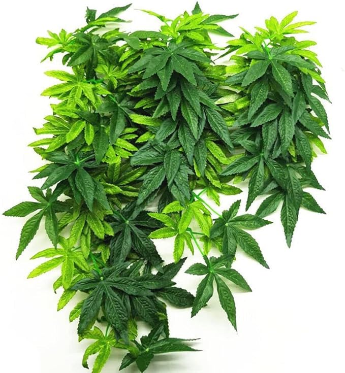 Dsoar 30cm/12in Aquarium Decorations Plants Artificial Fake Plastic Water Grass Plants for Fish Tank Aquarium Decor Artificial Hanging Plants