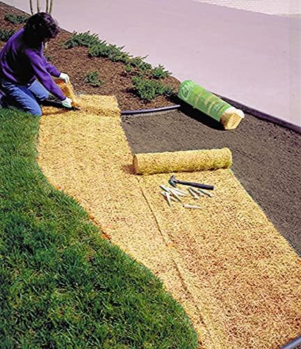 American Excelsior QuickGrass Pro Erosion Control Blanket Landscape Roll - 2-1/2'x50'