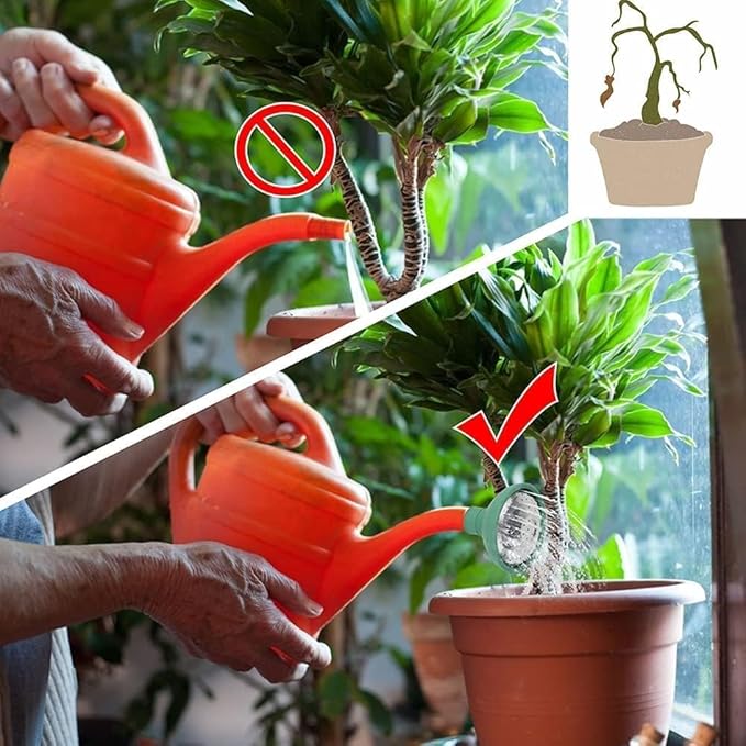 Green Universal Garden Watering Can Rose Head Water Sprinkler Sprayer Fit All Rose Spout Cover Nozzle Replacement Garden Watering Tool, Equipment, Small Watering Can