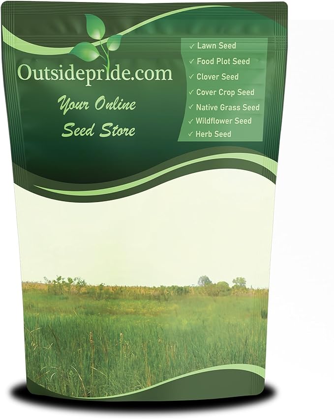 Outsidepride Perennial Little Bluestem Grass Seed - 5 lbs. Warm Season, Drought Resistant, Long-Lived Native Prairie Grass Seed, Ideal for Erosion Control, Ornamental Landscaping & Wildlife Gardens