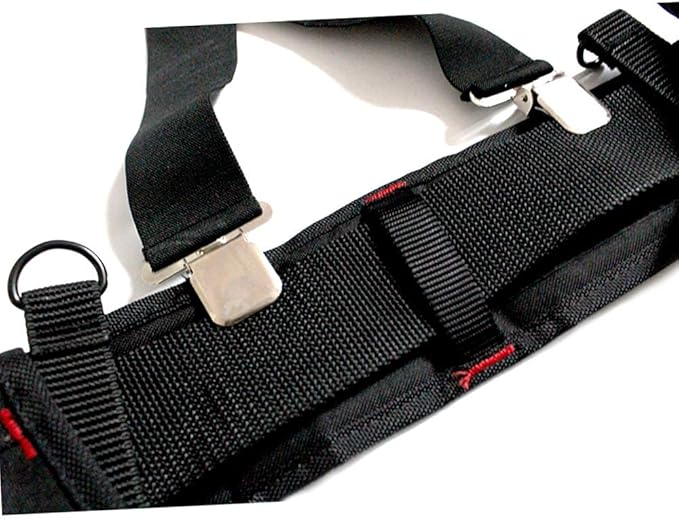MELOTOUGH Padded Tool Belt Work Suspenders With Super Strong Clip for Carpenter's Suspension Rig construction suspenders for men