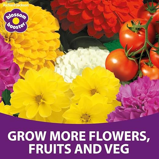 Blossom Booster Richard Jackson Premium Plant Food, with Bio-Active Technology, Concentrated Feed for All Plants, 178 gallons of Feed, Fruits and Vegetables with Essential Nutrients (1.65lbs / 750g)