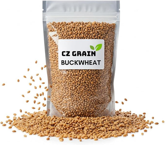 Buckwheat Seeds for Planting - Cover Crop, Grain, Bee Pasture, Pollinator, Wildlife Seed (22 Pounds)