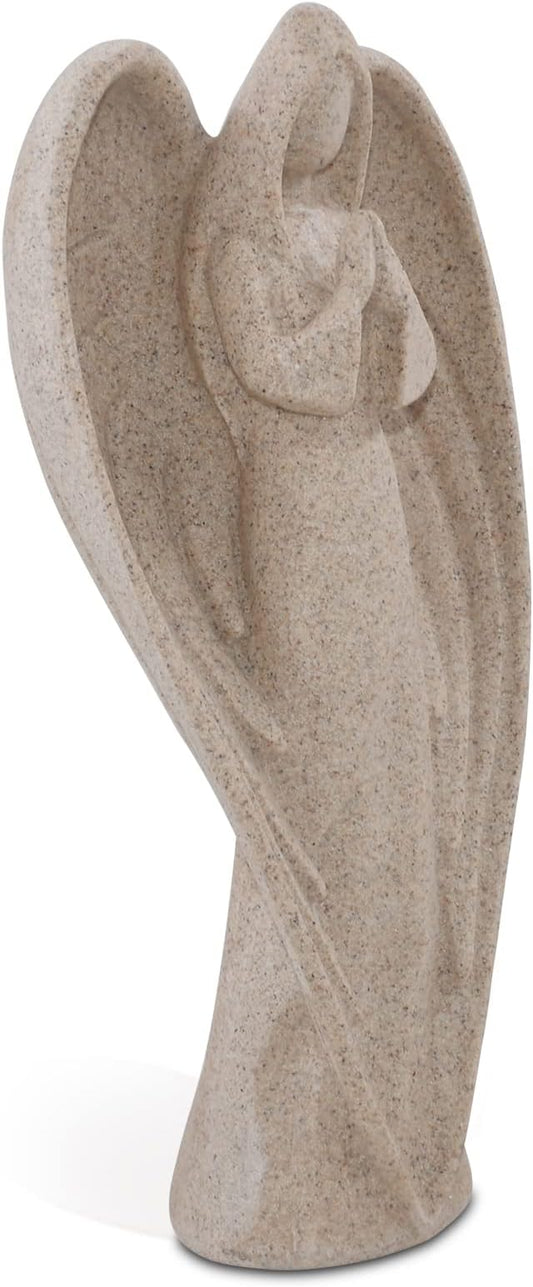 SIMON'S SHOP 9'' Angel Statues, Garden Prayer Angels Figurines Décor, Standing Praying Angel Sculptures for Entryways Bookshelf Table Mantel Decorations