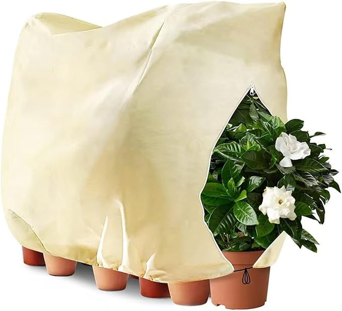 1-Piece Set,Winter Plant Covers Freeze Protection, 200 * 240inch,Frost Covers for Outdoor Plants, with Zipper and drawstringSuitable for Plants, Fruit Trees, shrubs, and Potted Plants