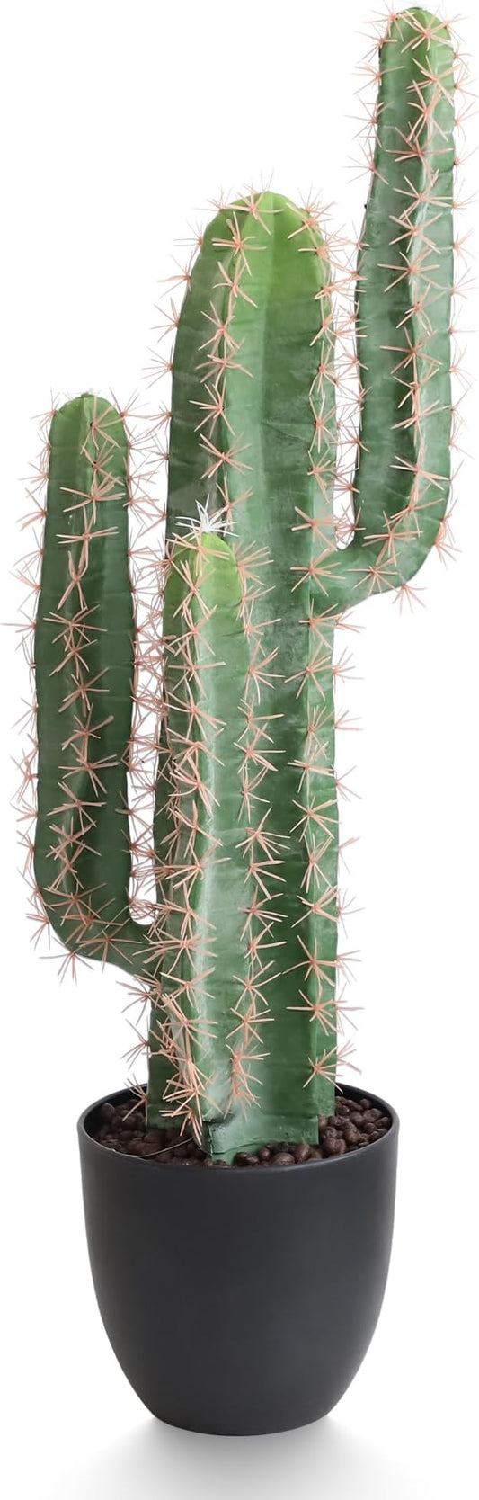 momoplant Artificial Cactus Fake Plant 30 Inch Tall Faux Cacti Plants for Home Garden Office Store Decoration