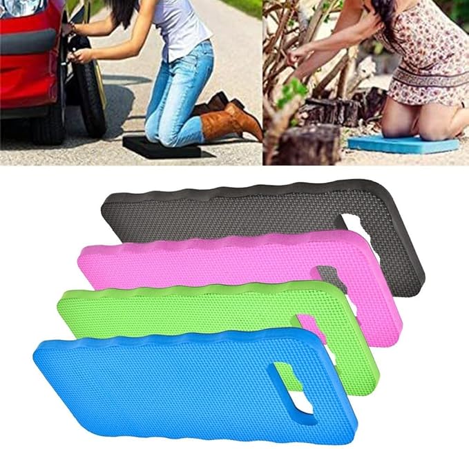 Waterproof Gardening Kneeling Pad for Outdoor Use | Lightweight EVA Foam Knee Mat with Non-Slip | Portable Garden Seat and Kneeler for Yard, Planting, Cleaning, DIY(Pink)