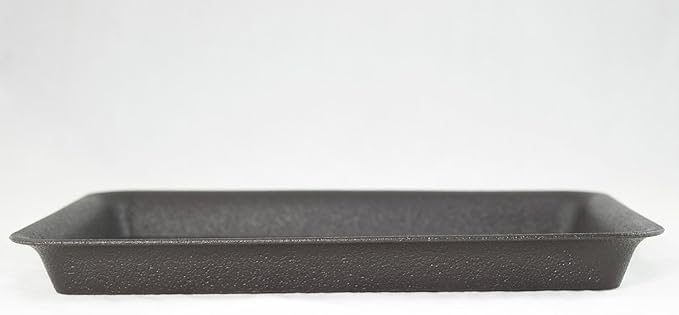 Yubonzai Rectangular Dark Blue Glazed Bonsai Pot, Cactus & Succulent Planter with Mesh - 10"x 8"x 3.25" (Pot + MESH + Tray)