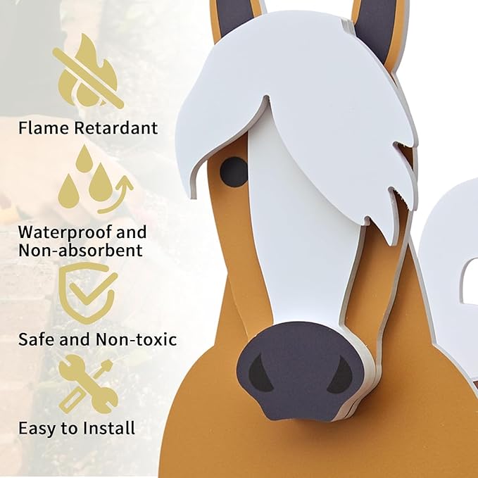 Horse Planter, Cute Animal Shape Flower Planters, Plant Pots for Indoor/Outdoor Garden Decor, Unique Gifts/Souvenirs for Pet Lovers (Large)