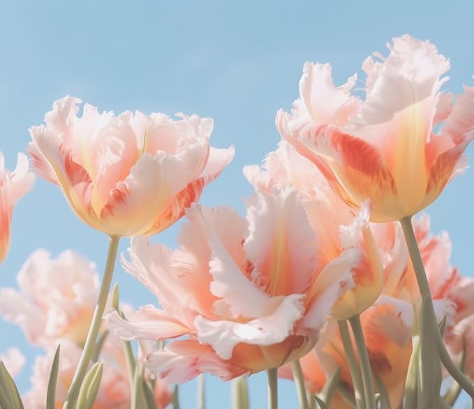 'Bring Me Love Parrot Tulip Bulbs for Planting - Easy to Grow Perennial Flowers (5 Bulbs)