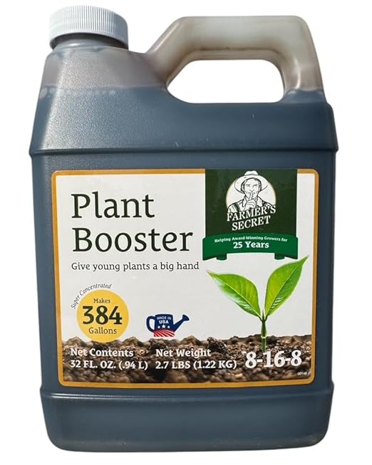 Farmer’s Secret Plant Booster (32oz) - Super Concentrated - High Phosphorus Formula for Early Stage Plants - Promotes Root Growth