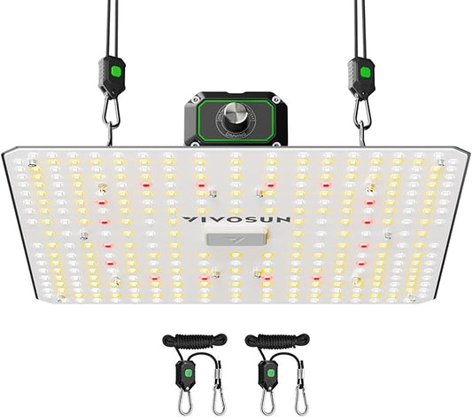 VIVOSUN LumaLight LED Grow Light, Full Spectrum Plant Light, 100W Smart Dimmable & High PPFD for Indoor Plants Seedling Vegetables Bloom