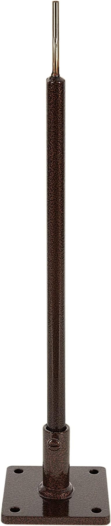 EZ Vane Weathervane Deck Mount — Antique Copper Finish, Handcrafted in USA, Steel with Durable Triple Powder Coating