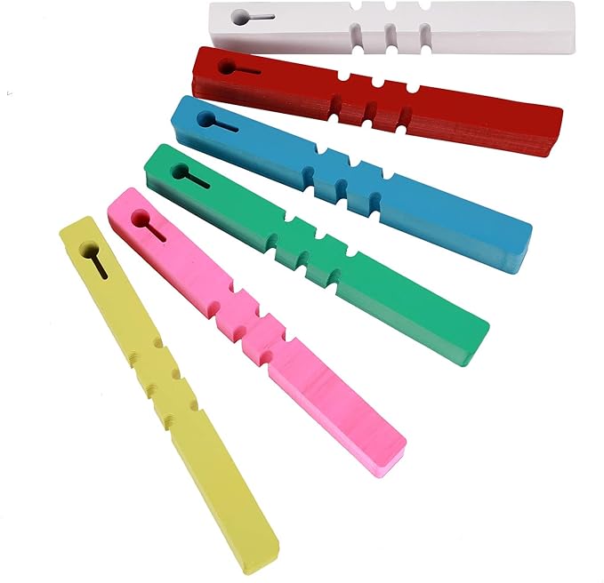 KINJOEK 1200 PCS 6 Colors Plant Labels, PVC Plant Tags for Garden Adjustable Waterproof Plant Tags