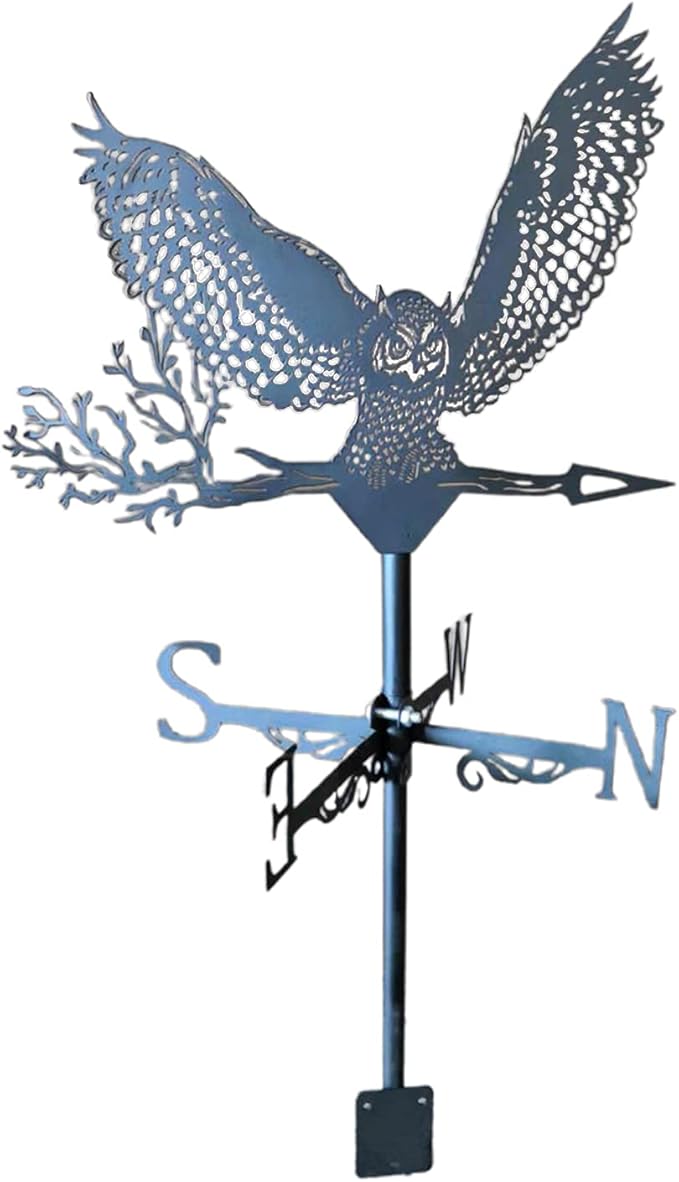 Roof Mount Weather Vane Garden Stake Weathervane for Garden Yard Patio