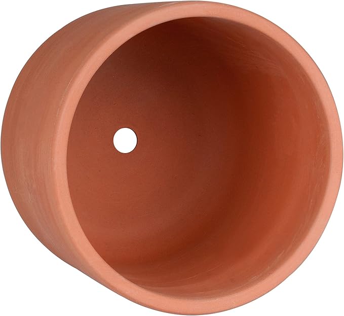 4.6 + 6 Inch Terracotta Succulent Planter Pots Round Clay Pots with Drainage for Indoor Plants Set of 2