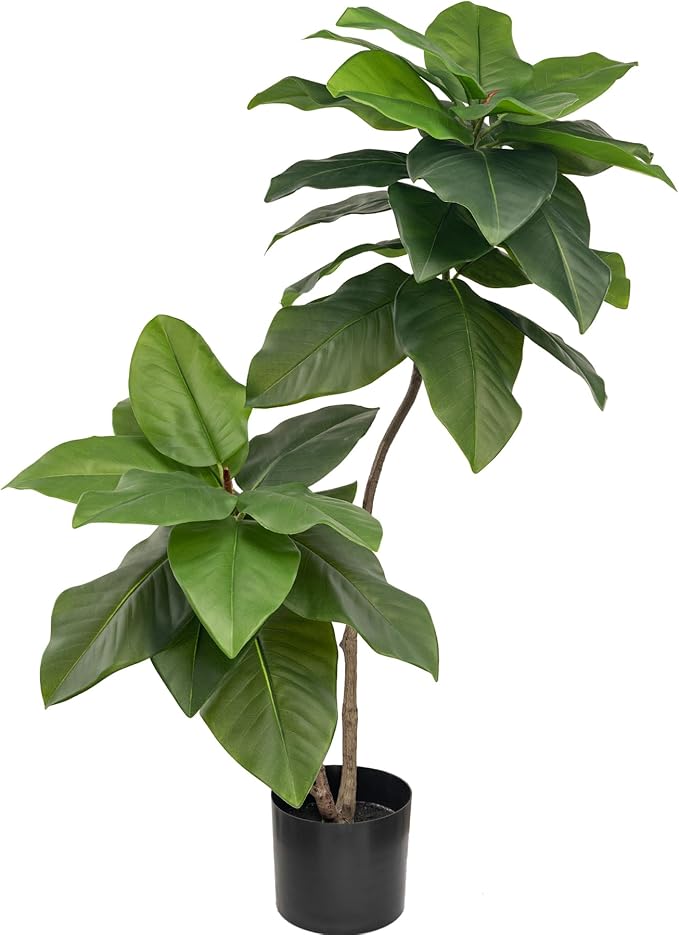 Fake Plants Living Room Decor Artificial Plants Outdoor Home Decor Fake Tree Office Decor Fiddle Leaf Fig Tree Tall Fake Plant Artificial Greenery 3.9ft Porch Decor Nearly Natural Artificial Plants