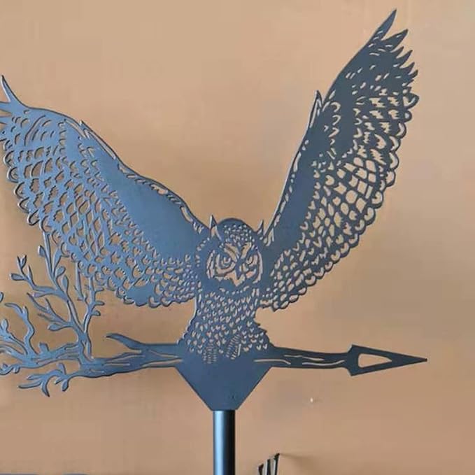Roof Mount Weather Vane Garden Stake Weathervane for Garden Yard Patio