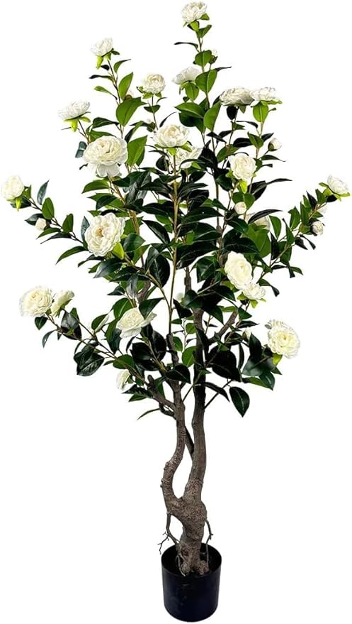 Artificial Camellia Tree 5ft Fake Trees pseudophyte