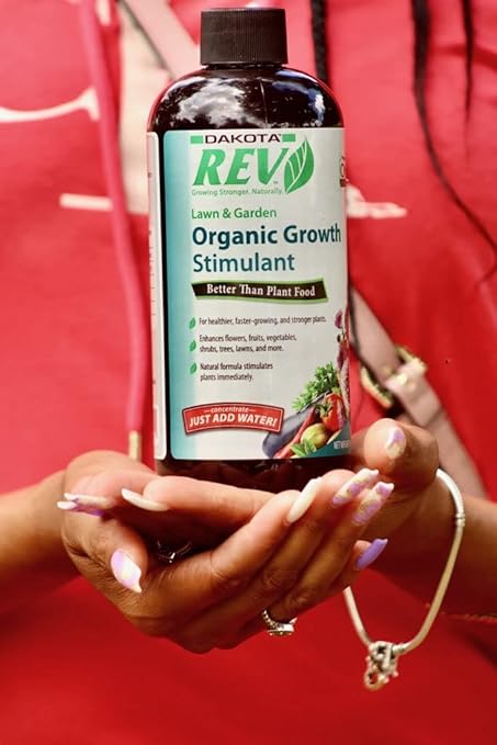 Organic REV Natural Plant Food 32oz + Logo Stickers