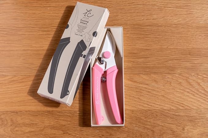 Flower shears - Professional Ultra Sharp Made in JAPAN Garden Scissors SAKAGEN HAND CREATION P-180 (Lavender)