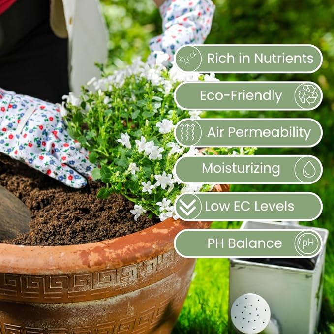 24 Pack Premium Coco Coir Brick for Plants- 100% Organic Compressed Raw Material Coconut Coir Bricks Starting Mix, Coco Coir Fiber Coconut Husk for Planting, Gardening, Potting