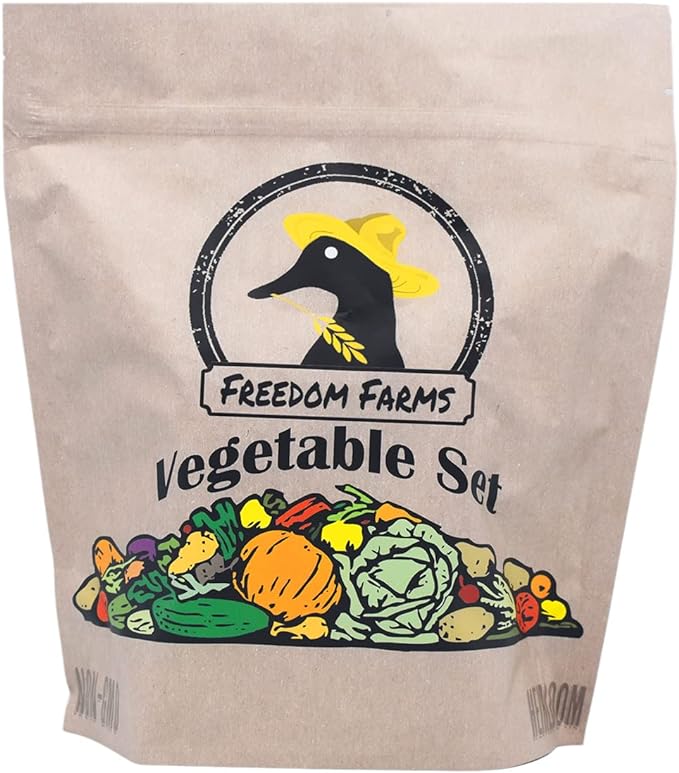 Set of 43 Assorted Vegetable & Herb Seed Packets - Over 10,000 Seeds! - Includes Mylar Storage Bag - Deluxe Garden Heirloom Seeds - 100% Non-GMO