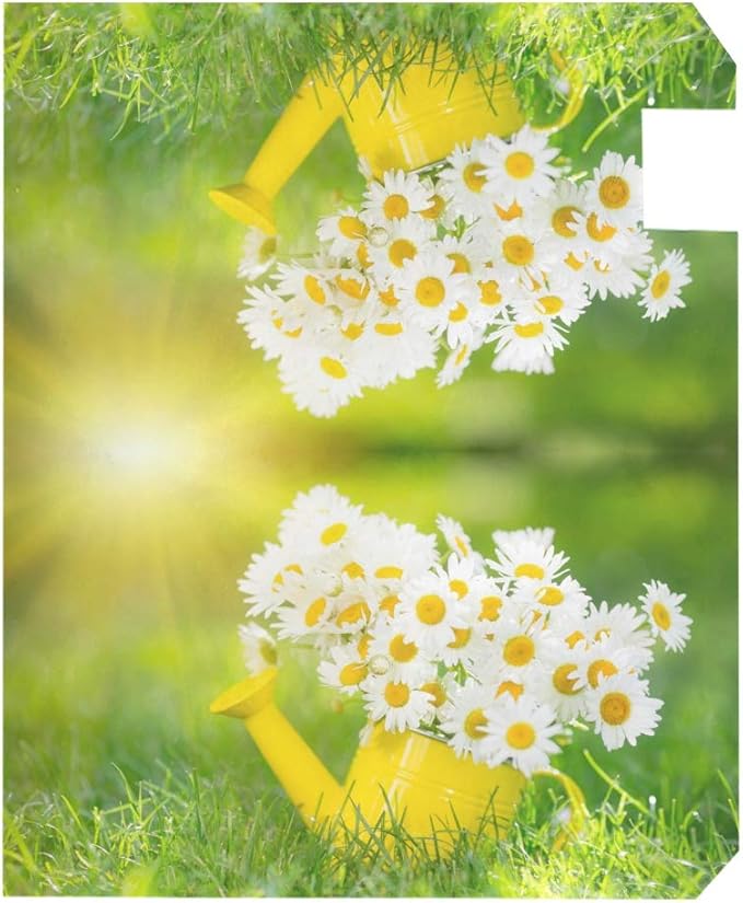 ALAZA WOOR Spring Flowers Magnetic Mailbox Cover MailWraps Garden Yard Home Decor for Outside Standard Size-18"x 20.8"