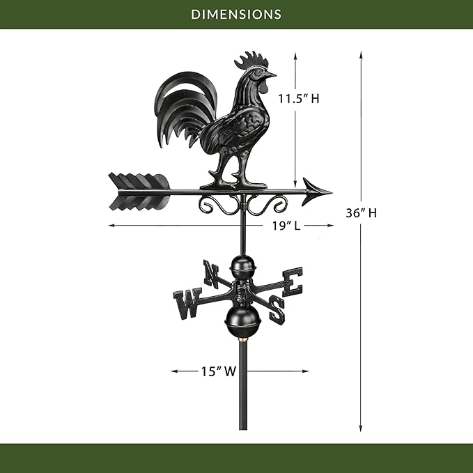 Good Directions Bantam Rooster Weathervane