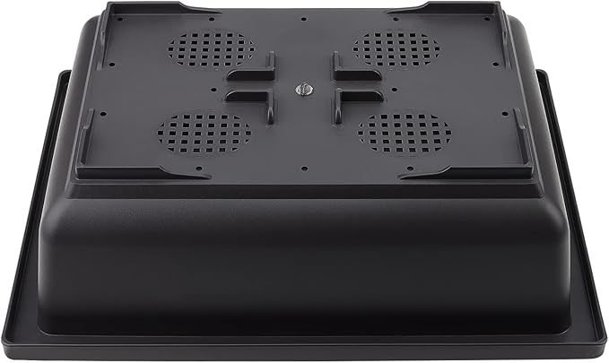 3 Pack 14 Inch Large Bonsai Pots, Rectangular Built in Mesh Plastic Bonsai Training Pots with Trays, Plant Flower Tree Growing Bonsai Planter for Garden Supplies, Yard, Office, Room, Balcony