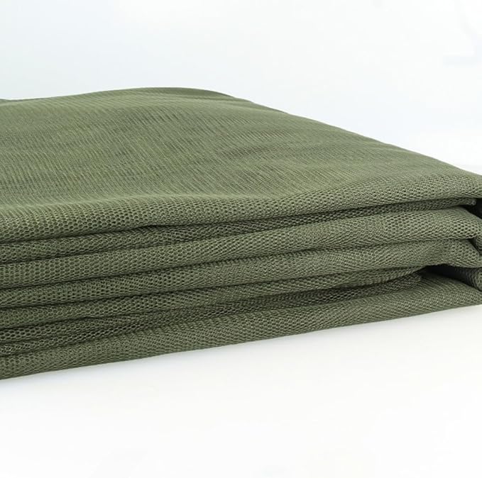Green DIY Mosquito Net Fabric | 10x10 FT Netting | Insect Cover for Garden, Patio, Outdoor & Windows | Multiple Sizes in Black, White & Green | Raised Bed Screen Mesh Barrier