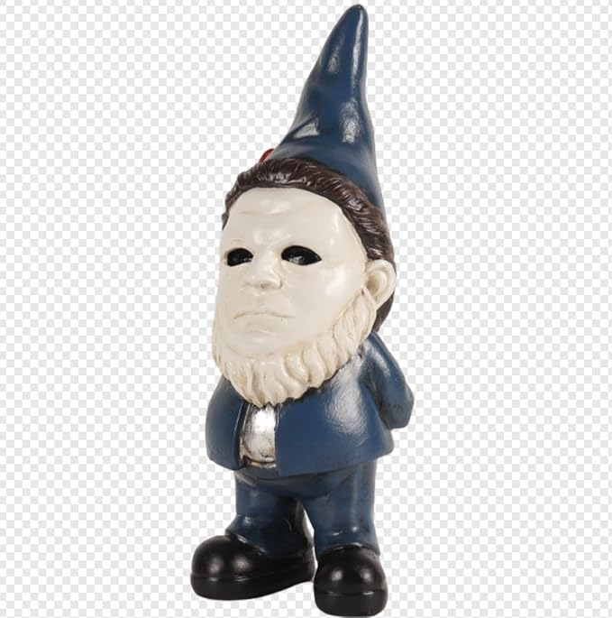 Horror Decor Halloween Decorations Indoor Garden Gnome Garden Statue Home Décor (Blue)