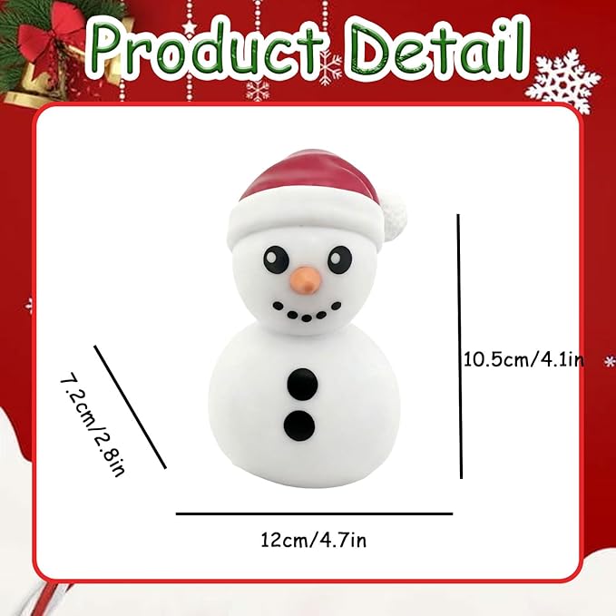 1 Pcs Christmas Snowman Figurines Cute Unique Snowman Design Mini Figurines Desk Ornament Decorations Indoor for Christmas Decor Winter Home Table Bedroom Office Desktop Display Ornaments
