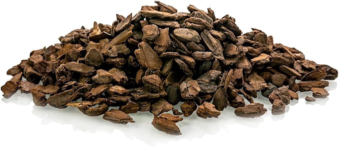 Premium Grade New Zealand Pinus Radiata Bark by Gardenera - Organic Hand Mixed New Zealand Pine Bark for Orchids - Medium Chips 9-12mm - 3 Quart