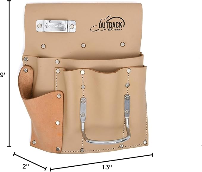 OX Tools Suede Leather Product Range (6-Pocket Drywall Pouch)