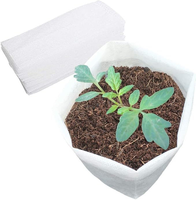 Belit Large Non-Woven Plant Nursery Bags, 25 Pcs Grow Bags Seedling Pots Container for Tree,Vegetable, Flower, Plant Grow (13.2"x15")
