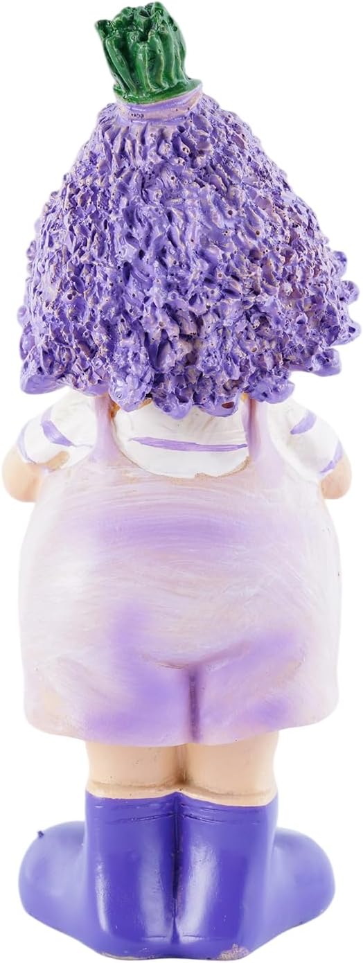 Lavender Outdoor Garden Resin Figurines, Couple Boy and Girl Statues, for Outdoor Patio Lawn Garden Decoration, Valentine's Day Home Decor, Ideal Gift for Mom, Dad and Friends