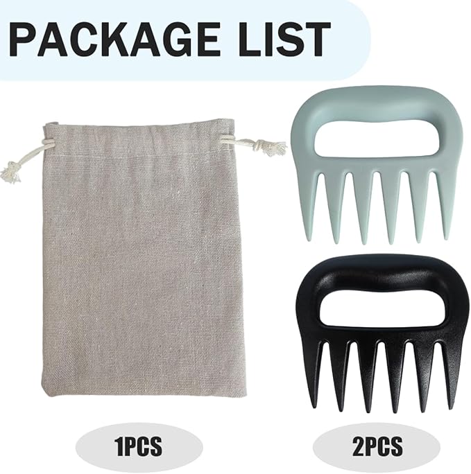 2PCS Sand Scoop with Shovel Sand,Flea Rake with Beach Mesh Bag,Shark Teeth Digger for Sand&Beach,Plastic Beach Digging Tools for Picking Up Shells