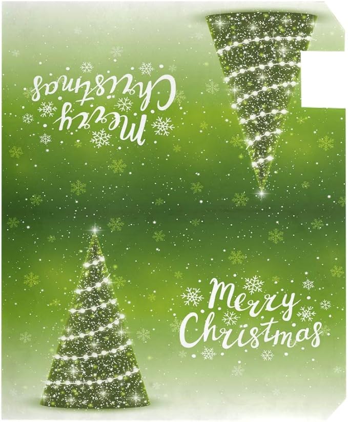 WOOR Christmas Trees Magnetic Magnetic Mailbox Cover Standard Size for Garden Yard Outdoor Decorations-18 x 20.8"