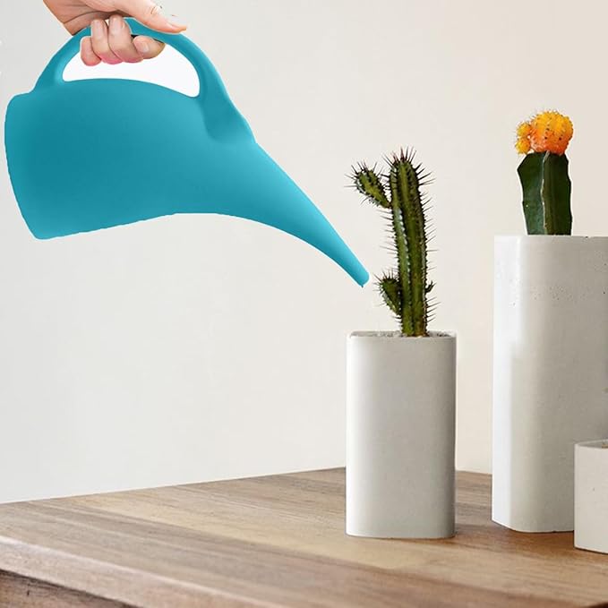 Watering Can for Indoor and Outdoor Plants - 1/2 Gallon - Blue