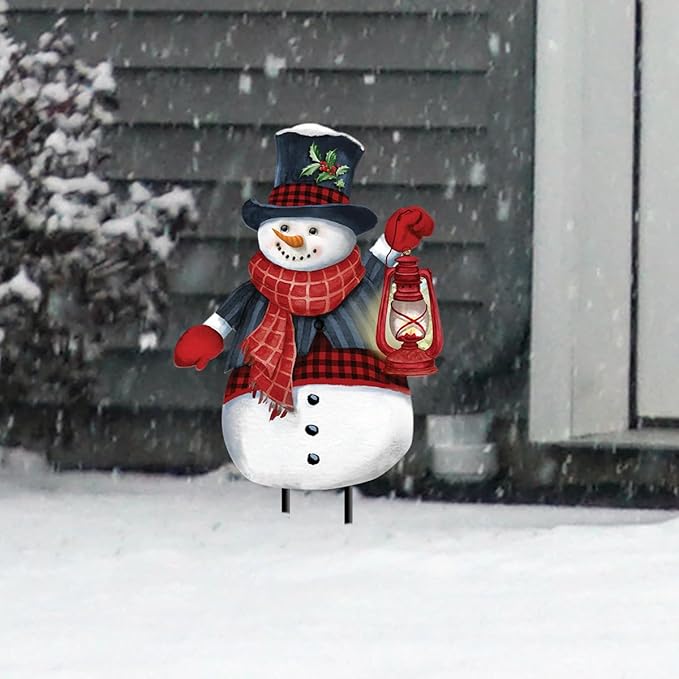 Briarwood Lane Snowman Metal Yard Art