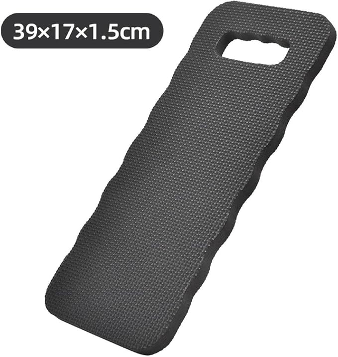 Waterproof Gardening Kneeling Pad for Outdoor Use | Lightweight EVA Foam Knee Mat with Non-Slip | Portable Garden Seat and Kneeler for Yard, Planting, Cleaning, DIY(Is black)