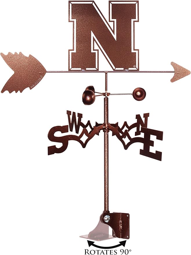 SWEN Products Nebraska Huskers Weathervane (Adjustable Mount Include)