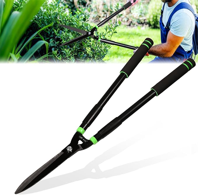 29.9" Hedge Shears,Professional Pruning Shears For Gardening,Sharp Hedge Clippers Handheld With Comfort Grip Handles,Carbon Steel Garden Clippers Handheld for Precise Trimming Gardening Tools