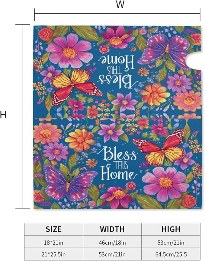 Floral Mailbox Covers Magnetic Letterbox Covers 21x18 Inch for Garden Outdoor Decoration