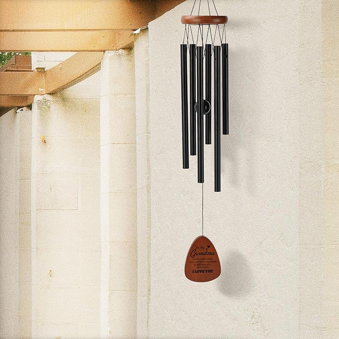 PRSTENLY Grandma Gifts, Wind Chimes Gifts for Grandma from Granddaughter Grandson Grandkids Grandchildren, Grandmother Gift for Birthday Mothers Day Thanksgiving Christmas
