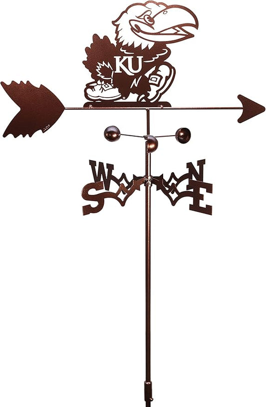 SWEN Products Kansas Jayhawks Weathervane (Garden Stake Included)