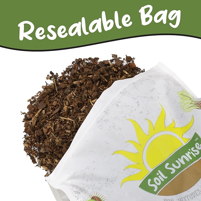 Soil Sunrise 100% Natural Pine Bark Mulch Nuggets (30 Quarts) Small Mulch Chips for Indoor/Outdoor Container Gardening, Ideal for Soil Supplement, Houseplant Mulch, and Terrariums
