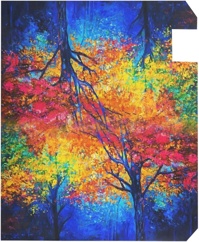 ALAZA Autumn Fall Trees Magnetic Mailbox Cover Oversized for Garden Yard Outdoor Decorations-25.5" x20.8