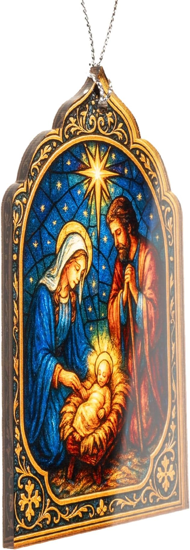 Nativity ornaments - Nativity scene - Christian Gifts for Women. Men - Regilious gifts - Xmas ornament - Christian Christmas ornaments - Easter Decor. Christmas Decor - car hanging accessories